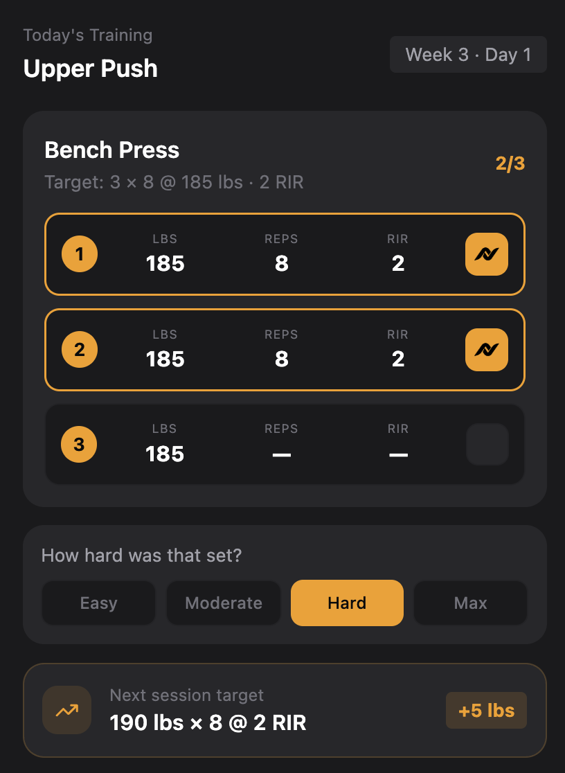 StruxFit app screenshot